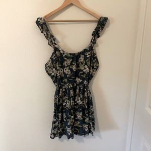 Free People Floral Tunic Tank